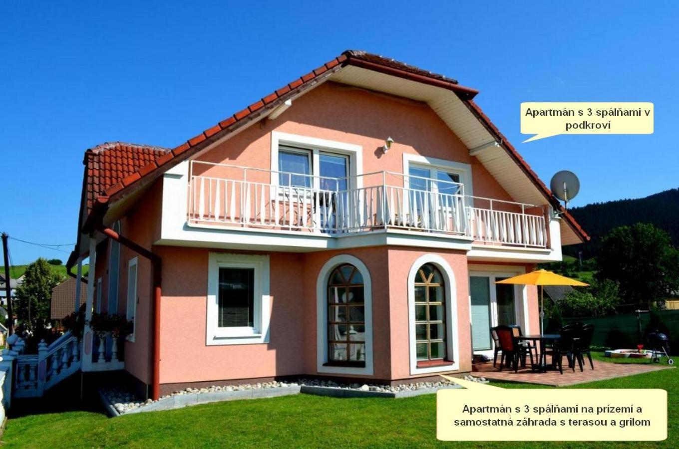 Apartmany Riviera A Chalupa Riviera Liptov, Bešeňová Eksteriør billede